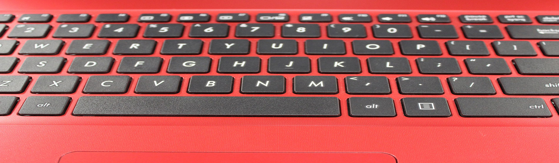 Red Laptop Keyboard