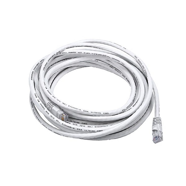 25' Cat6 Network Cable, White