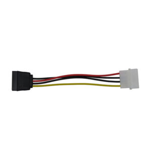 6" LP4 Male to SATA Power Adapter
